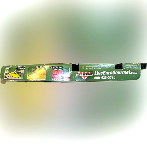 LIVE EURO GOURMET GLAMORIZER PROFESSIONAL GRATER SCALER ZESTER PARTY MELON FRUIT - Picture 5 of 7